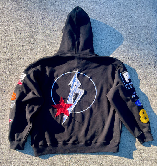 BNL Distressed Pullover Hoodie