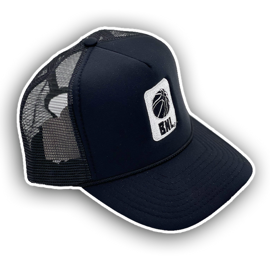 BNL Trucker Hat in Black/White