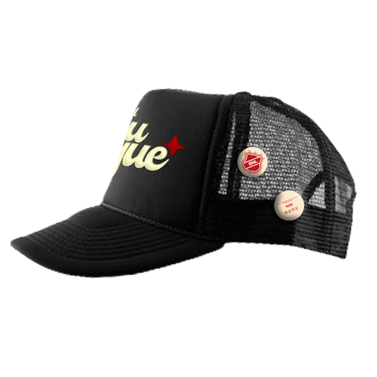 BNL Retro Trucker Hat Black