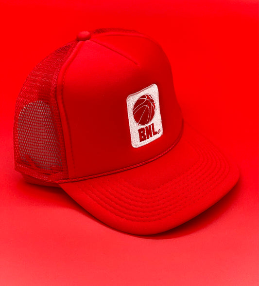 BNL Trucker Hat in Red/White