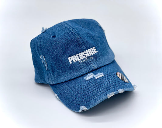 Pressure Vintage Dad Hat in Denim Blue