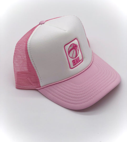 BNL Trucker Hat in Pink